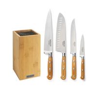 Essentiel - Bloc Bambou avec 4 couteaux de cuine