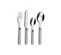 PRADEL ESSENTIEL - Tube triangle avec 16 couverts de table pour 4 personnes - Saxo - Acier inoxydable 18/0, Finition Standard - Gris