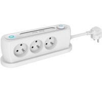 Essentielb - Multiprise Usb Bureau Switch 3 Prises + 2 Usb