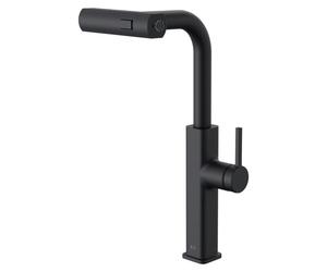 Esserain mitigeur évier à douchette extractible noir mat Essebagno