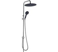 Essesmart 2 colonne de douche sans mitigeur chromée et noire Essebagno