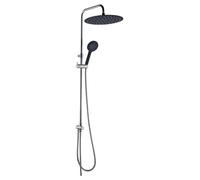 Essesmart 2 colonne de douche sans mitigeur chromée et noire Essebagno