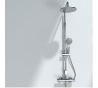 Essesmart colonne de douche sans mitigeur chromée Essebagno
