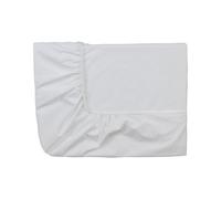 ESSIX - Drap housse uni en percale de coton, bonnet de 30cm, PREMIÈRE, 140 x 200 cm, Blanc