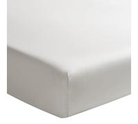 ESSIX - Drap Housse uni en Percale de Coton, Bonnet de 30cm, PREMIÈRE - 160 x 200 cm - Gris Perle - 80 Fils/cm² - Percale de Coton - Bonnet 30 cm - Entretien Facile
