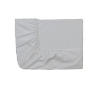 ESSIX - Drap Housse uni en Percale de Coton, Bonnet de 30cm, PREMIÈRE - 180 x 220 cm - Gris Perle - 80 Fils/cm² - Percale de Coton - Bonnet 30 cm - Entretien Facile