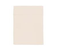 ESSIX - Drap Plat uni en Percale de Coton lavée, Delicate - 240 x 300 cm - Beige Moyen - Percale de Coton - 80 Fils/cm² - Entretien Facile