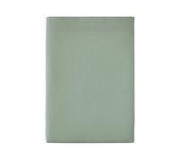 ESSIX - Drap Plat uni en Percale de Coton, PREMIÈRE - 270 x 300 cm - Vert Sauge - Percale de Coton - 80 Fils/cm² - Entretien Facile
