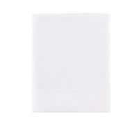ESSIX - Drap Plat uni en Satin de Coton, Triumph Line - 240 x 300 cm - Blanc - Satin de Coton - 80 Fils/cm² - Entretien Facile