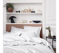 Essix - Housse de couette Royal Line Percale de Coton Blanc 240 x 260 cm