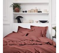 Essix Housse de Couette Unie en Percale de Coton, Royal Line, 260x240cm