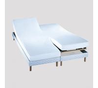 Essix - Protège-matelas Molleton Molleton 220g 2 x 90 x 200 cm
