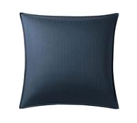 ESSIX - Taie d'oreiller Unie en Satin de Coton, Grand Hotel - 65 x 65 cm - Bleu Marine - Satin de Coton - 120 Fils/cm² - Entretien Facile