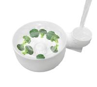 Essoreuse à fruits - Bol de lavage de baies, approvisionnement de salade, cycle de rotation centrifuge rapide, nettoyage de la saleté du sable, outil de préparation de cuisine, grande passoire blanche