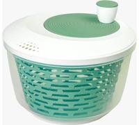 Essoreuse à salade, capacité : 4,4 litres, 23,5 cm, plastique, sans BPA, axe central, transparent/blanc/vert menthe