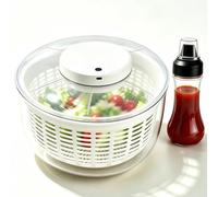 Essoreuse à salade électrique, 6 L, essoreuse à salade de grande capacité, séchoir à salade de légumes, salade de fruits, machine à laver, sèche-linge pour la maison, la cuisine, le lavage et le