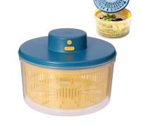 Essoreuse à Salade électrique, déshydrateur d'essoreuse à Salade pour Fruits et légumes | Séchoir à légumes d'une capacité de 3 L - Mélangeur électrique, sèche-Salade, Chargement USB, Compact, Facile