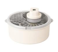 Essoreuse à salade électrique fruits légumes laveuse panier USB Charge | Bol 1500mAh 11.81x11.81x7.87in de dessiccateur d'acier inoxydable d'ABS pour la cuisine