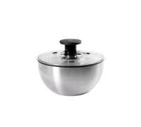 OXO Good Grips Essoreuse à salade 1071497 – 26 cm Inox, pompe utilisable d'une main, frein intégré