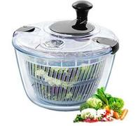 Essoreuse à salade, fonctionnement à une main, grande capacité, bol en verre durable