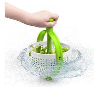 Essoreuse à Salade Pliable Multi-Usage - Panier Tournant avec Poignée pour Lavage et Séchage de Légumes, Stockage Compact