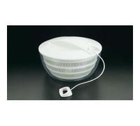 Essoreuse à salade - Saladier transparent double usage - 4 L - Blanc
