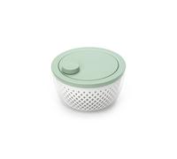 Essoreuse Brabantia TASTY+ avec bol de service et passoire | Essoreuse à salade et fruits rouges avec base antidérapante | Plastique durable, recyclable et compatible lave-vaisselle | Jade Green