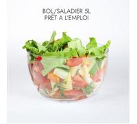 COOK CONCEPT - KU6539, Essoreuse à salade manuelle pratique, design esthétique, facile à utiliser, Conçue pour la cuisine, dimensions 33 x 26 x 22.2 cm, couleur Gris