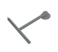 ESSUIE-GLACE DE DOUCHE AVEC FIXATION PAR VENTOUSE GRIS SANDALO