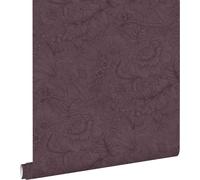 ESTAhome papier peint fleurs violet foncé 50 x 900 cm