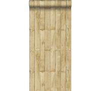 ESTAhome Papier peint imitation bois beige et marron - 137744 - 53 cm x 10,05 m