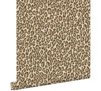 papier peint peau de léopard marron 53 cm x 10.05 m - ESTAhome