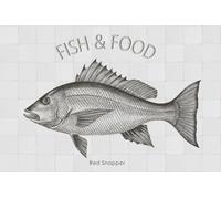 ESTAhome sticker mural poisson noir 70 x 46.5 cm