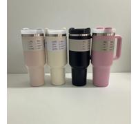 ESTANLEY/40Oz Gobelet Isolé H2.0 Avec Poignée, Bouteille d'Eau en Acier Inoxydable à Double Paroi Isolé sous Vide, Vaisselle d'Été Premium, Bouteille Isolée Portable à Main, Tasse de Voyage, Tasse à C