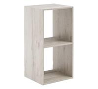 Paris Prix Étagère modulable Mix N Modul 2 cases effet chêne gris 35x32x68 cm