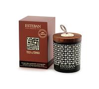 ESTEBAN Bougie décorative parfumée Teck & Tonka