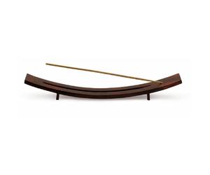 Esteban Porte-encens long en bois - Marron