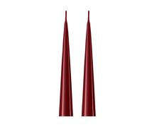 ester & erik Bougie cônique ester & erik 37 cm Lot de 2 lacquées Deep wine 44/2