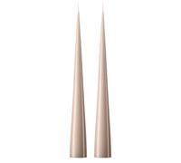 ester & erik Bougie cônique ester & erik 37 cm Lot de 2 lacquées Linen grey 22-0