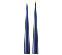 ester & erik Bougie cônique ester & erik 37 cm Lot de 2 lacquées Royal navy 28-0