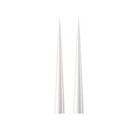 ester & erik Bougie cônique ester & erik 37 cm Lot de 2 lacquées White ash 21