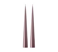 ester & erik Bougie cônique ester & erik 37 cm Lot de 2 lacquées Winter rose 84