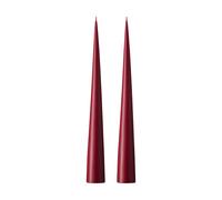 ester & erik Bougie cônique ester & erik 37 cm Lot de 2 mat Deep wine 44/2