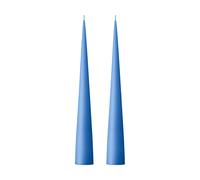 ester & erik Bougie cônique ester & erik 37 cm Lot de 2 mat Moon blue 37
