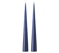 ester & erik Bougie cônique ester & erik 37 cm Lot de 2 mat Royal navy 28