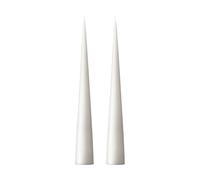 ester & erik Bougie cônique ester & erik 37 cm Lot de 2 mat White ash 21
