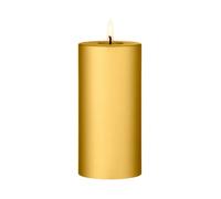ester & erik Bougie LED bloc Ester & Erik 90 Gold Metallic. 15cm