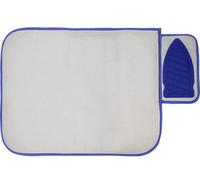 ESTETHI Tapis de Repassage avec Support en Silicone - Nappe de Repassage Pliable pour Voyage et Maison - Surface Isolante Réfléchissante, Lavable, 71x50 cm