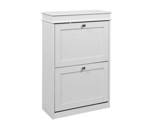 Estha 20 - Armoire à chaussures Blanc
