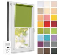 Estika Store Enrouleur sans percage - Green de Printemps 1-50 x 120 cm - Bloque 50-60% de la Lumière, Stores intérieurs pour Porte ou Fenetre